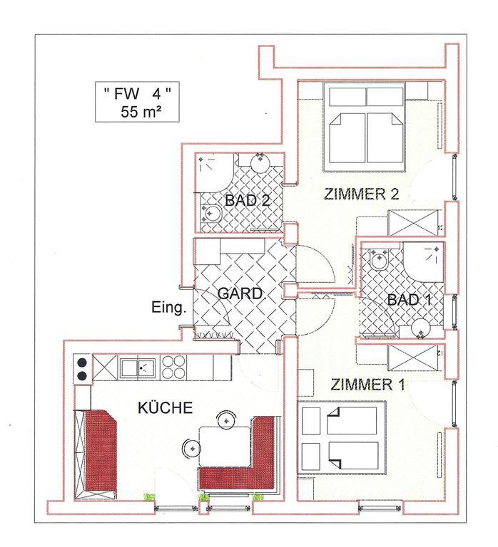 Apartment Haus Edring *